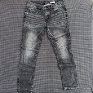 Aeropostale Skinny Jeans Mens 30x30 Gray Wash Stretch Denim Casual Pants